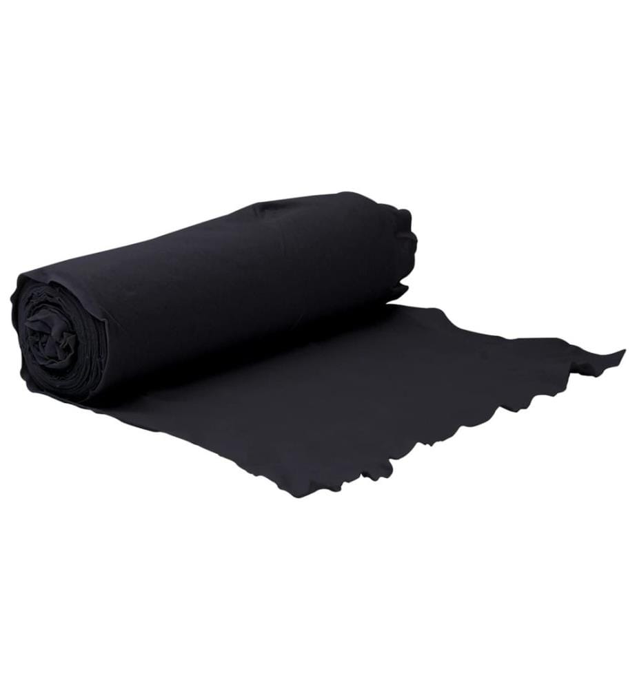 Membrane géotextile noir 1 x 150 m fibre de polyester