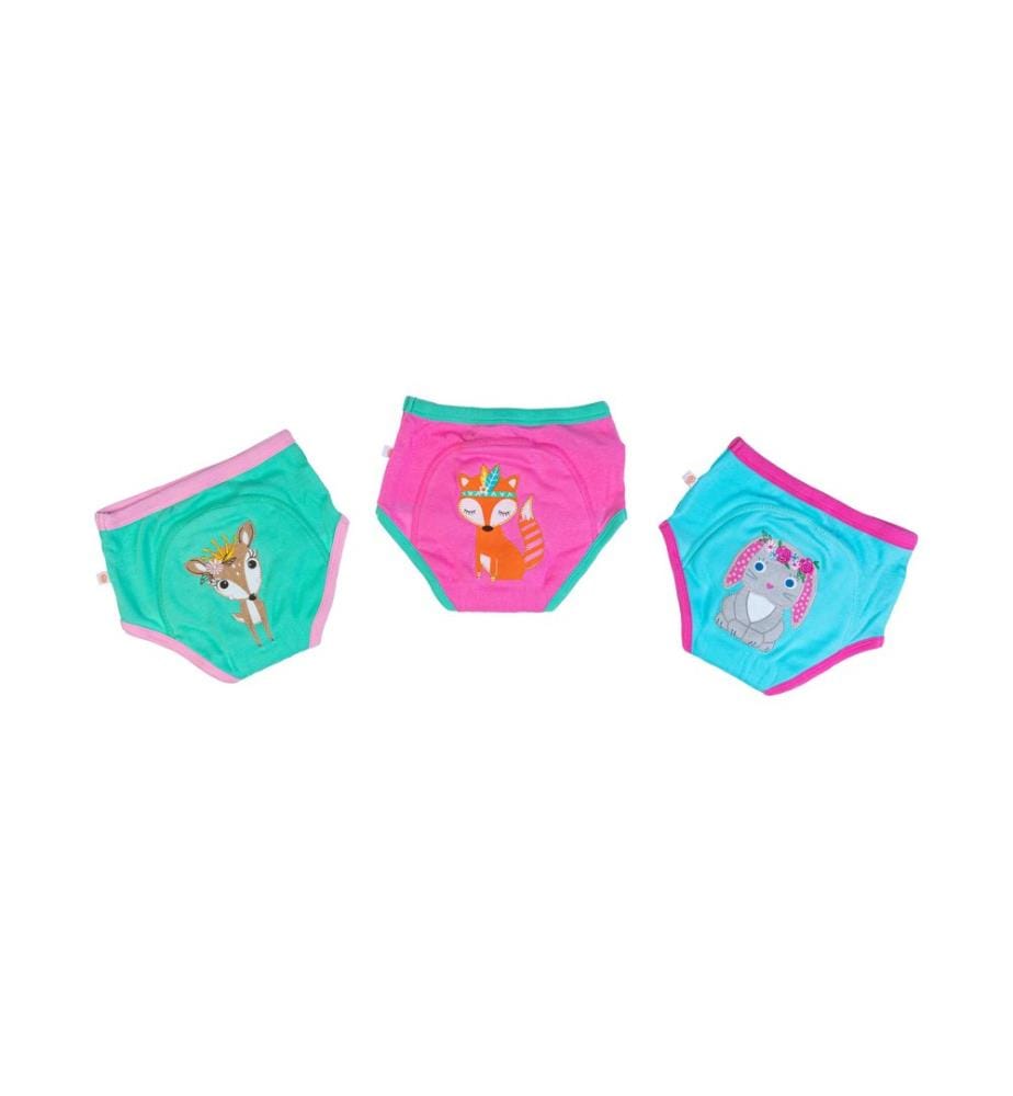Zoocchini - Pantalon dentraînement Ensemble de 3 filles Princesse de la forêt Taille M