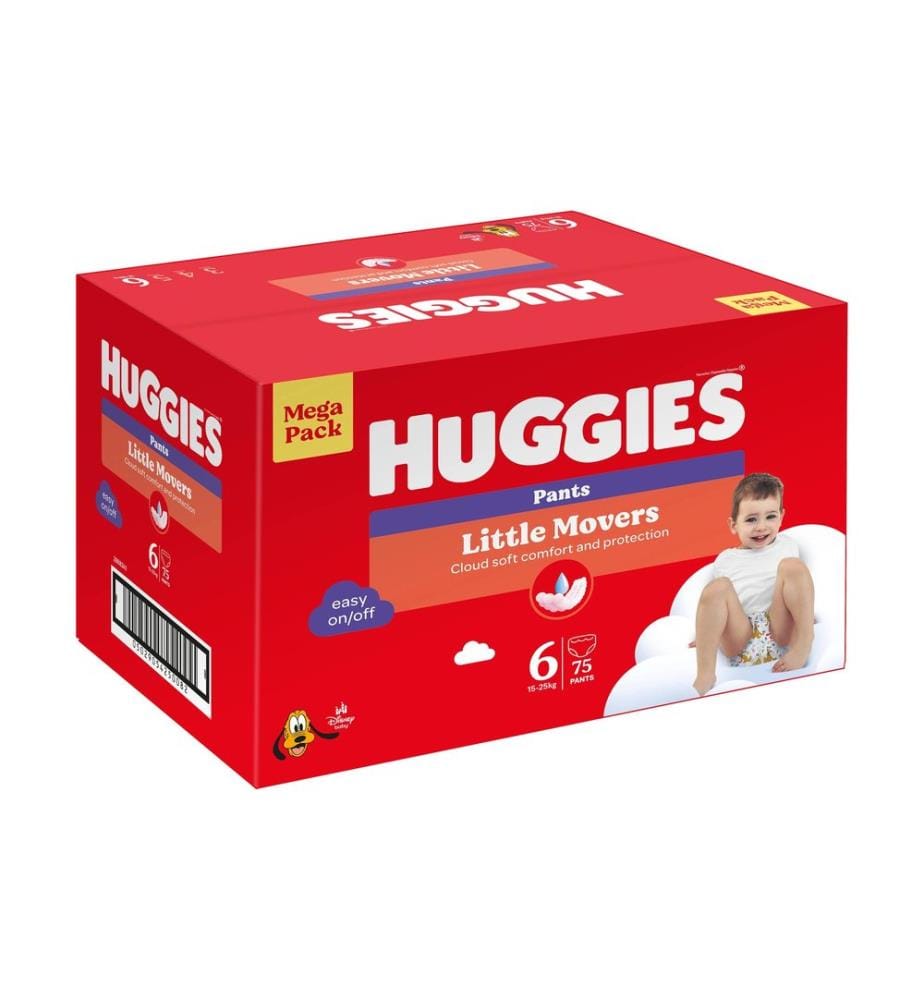 HUGGIES - Couches Little Movers Taille 6