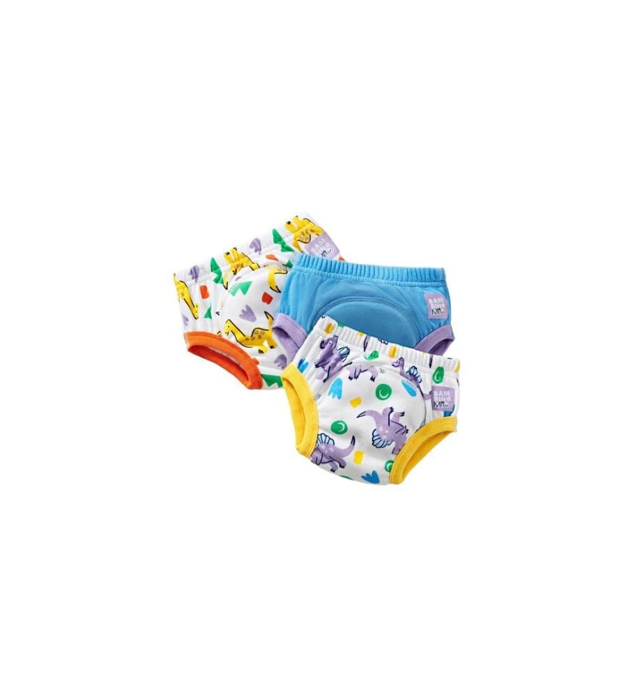 Bambino Mio - Pantalon dentraînement Set de 3 dinosaures courageux Taille 3-4