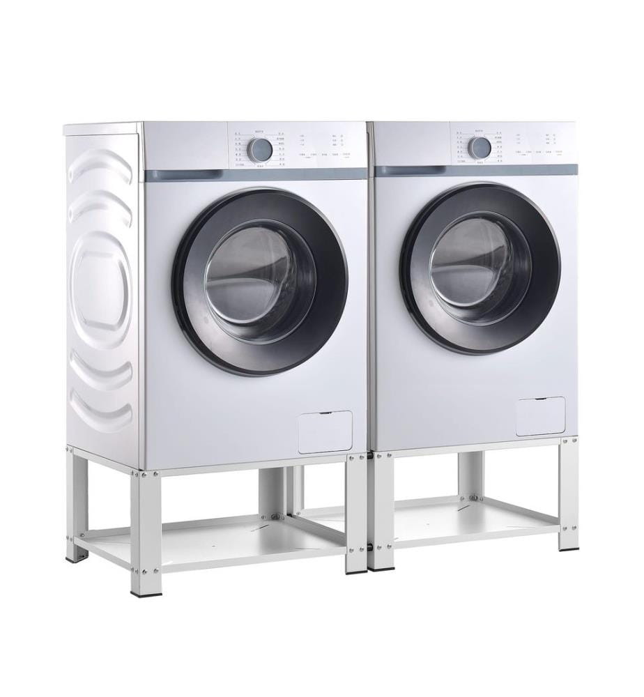 Socle pour machine à laver 2 fois Cremlingen 150kg Blanc