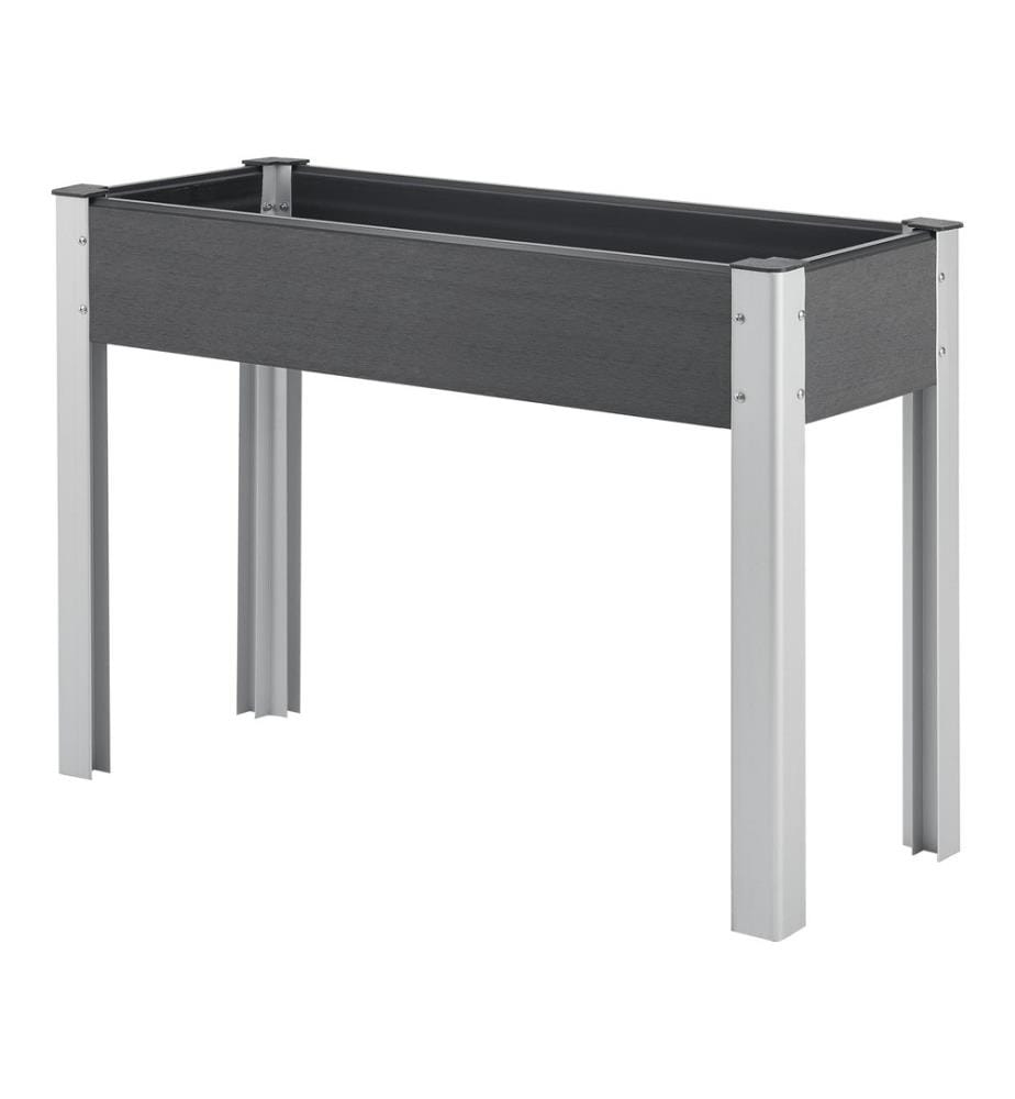 Lit surélevé Beverwijk 100x40x75 cm Gris foncé