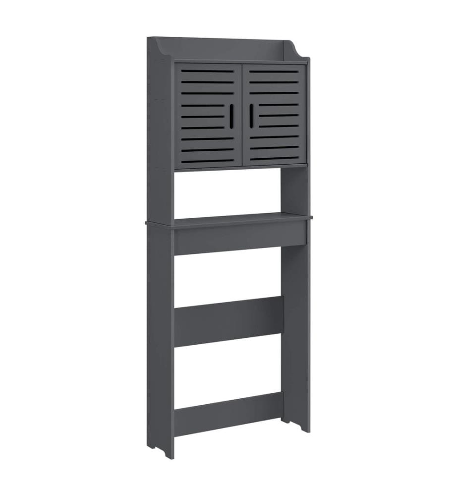 Meuble de salle de bain Storfors 155 x 62 x 20 cm, WPC gris foncé