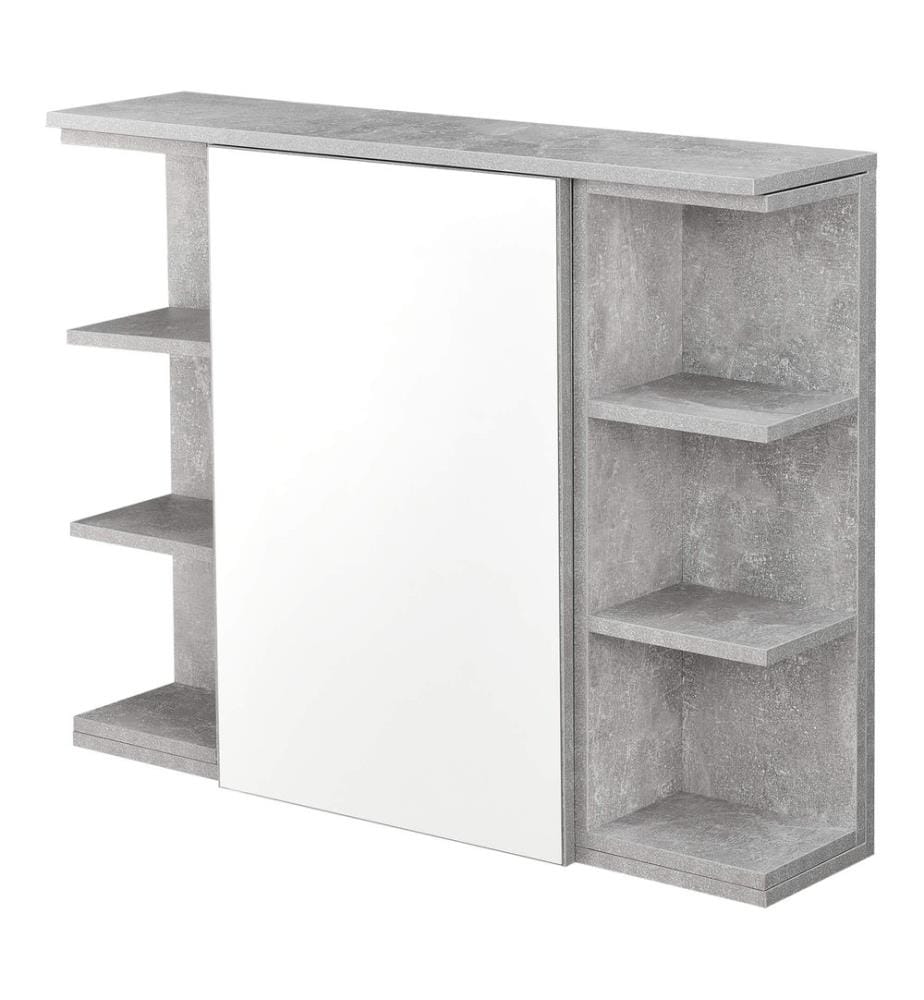 Meuble de salle de bain Harstad 64 x 80 x 20 cm, aspect béton