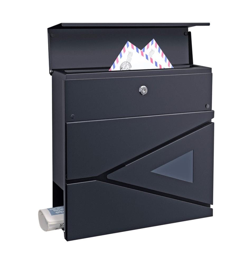 Boîte aux lettres Schönburg 37 x 37 x 11 cm, acier anthracite