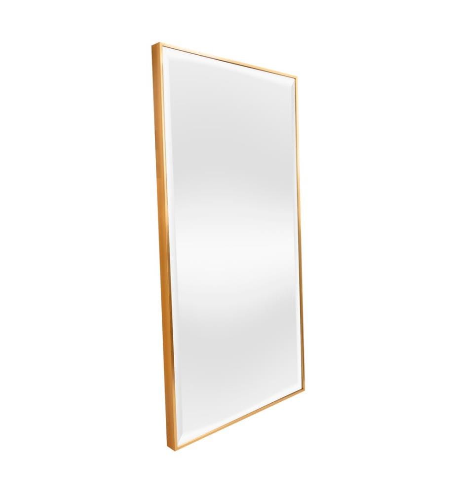 Miroir mural Novoli 50 x 100 cm, couleur dorée