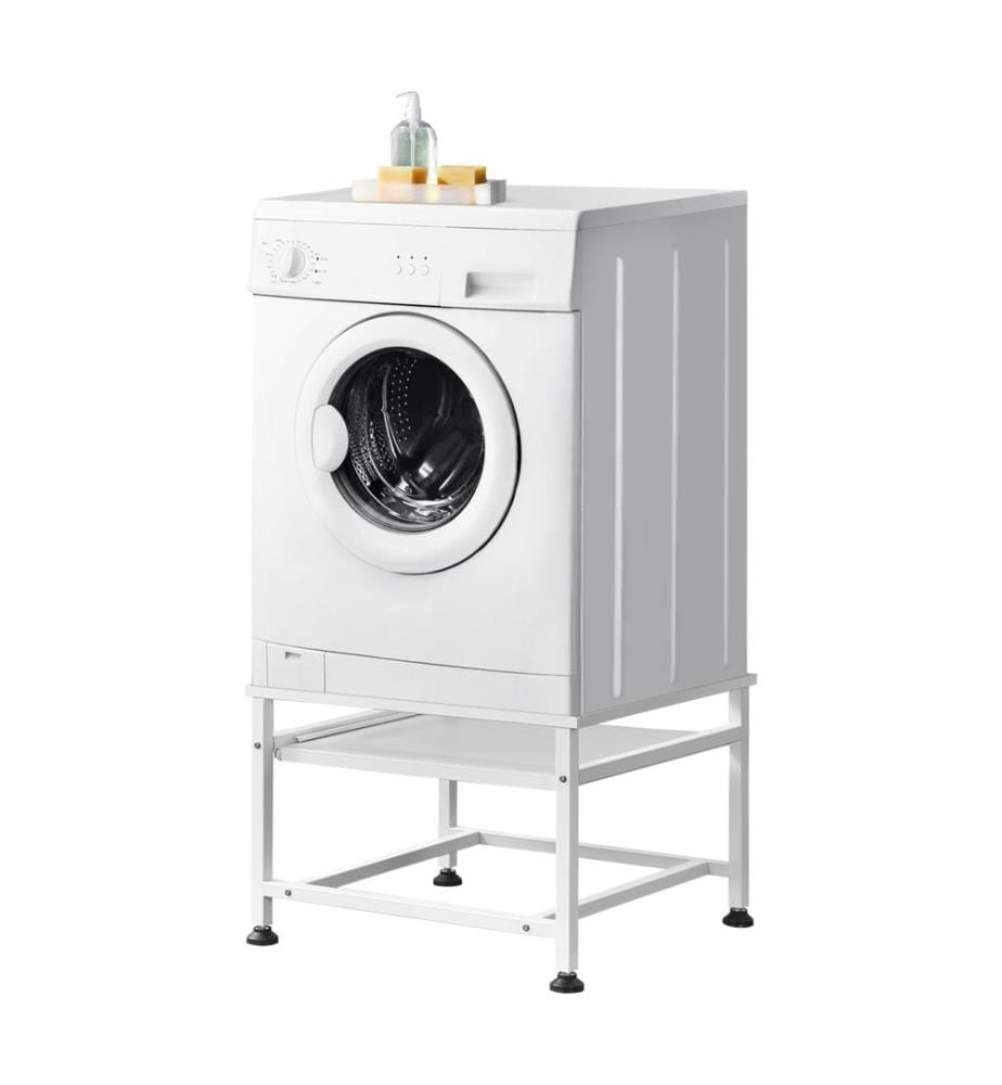 Meuble de lavage Florimont avec tablette coulissante en acier