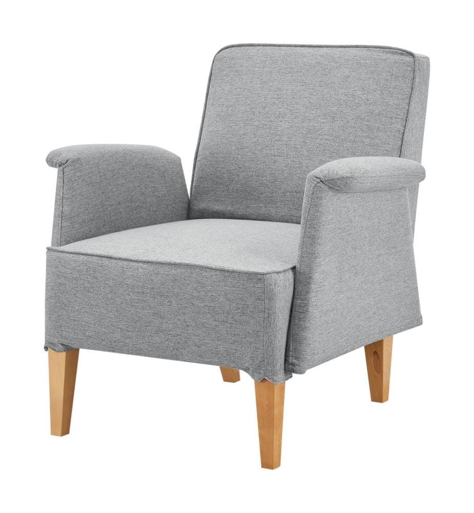 Fauteuil rembourré Diespeck gris clair