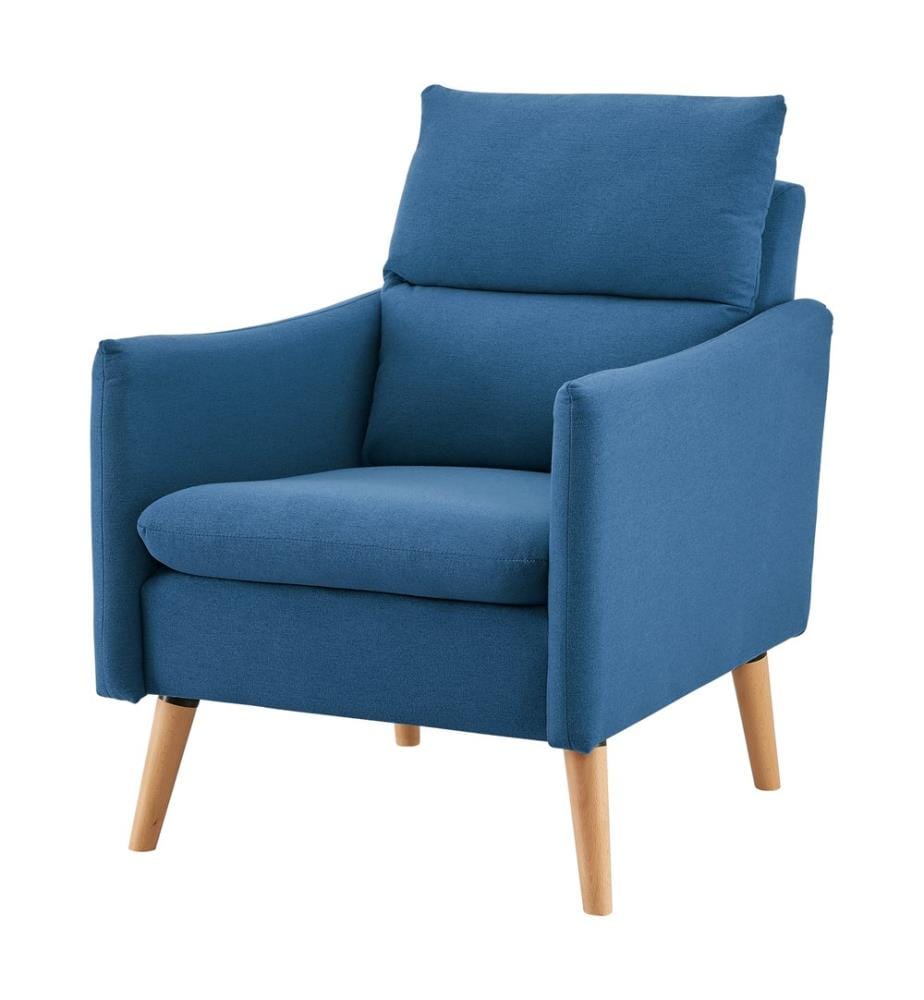 Fauteuil rembourré Eitting bleu