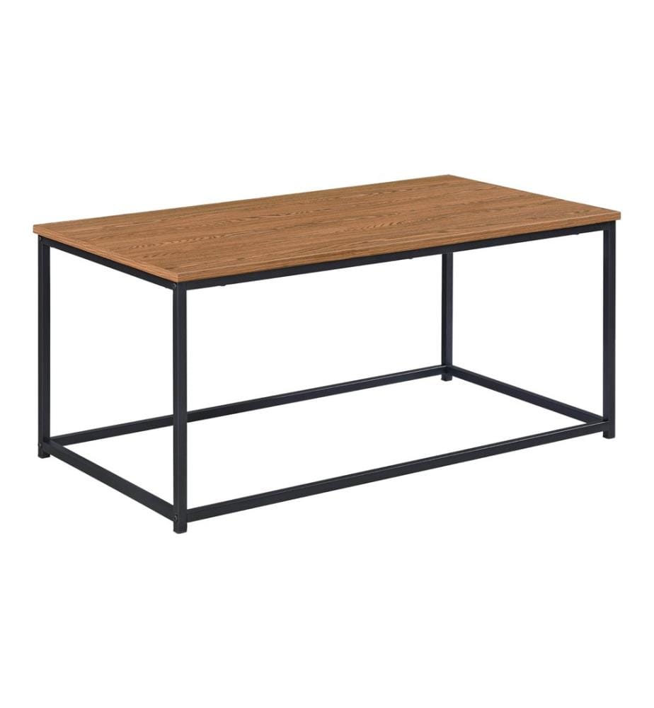 Table basse Esbjerg 100 x 55 x 45 cm, teinte bois foncé