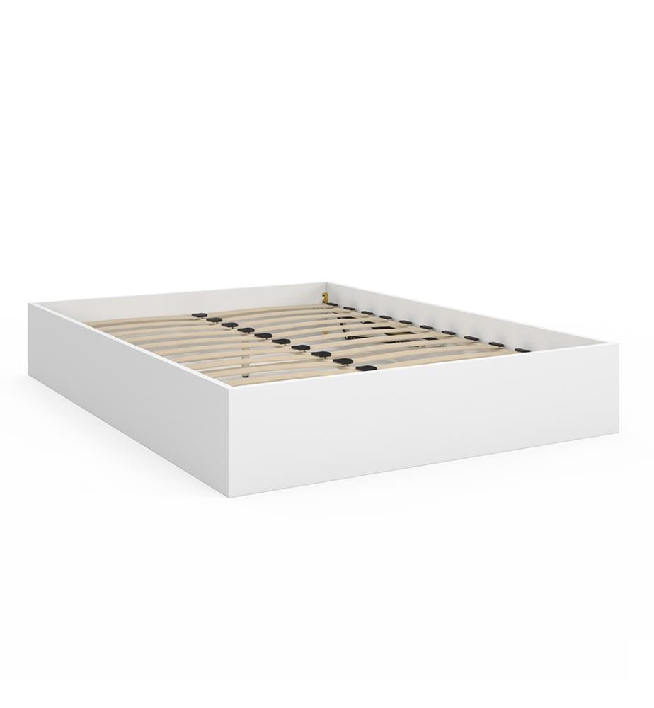 Lit coffre Malta avec sommier 160x200cm - Blanc