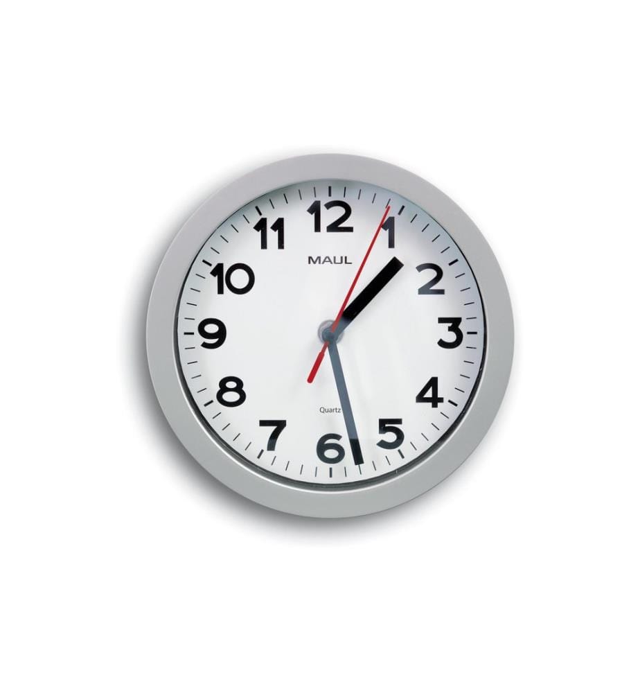 MAUL - Horloge murale MAUL -step Ø 20 cm, Argenté