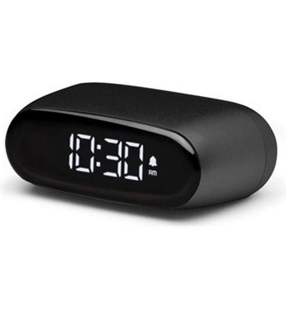 Lexon - Réveil numérique Minut Noir mat