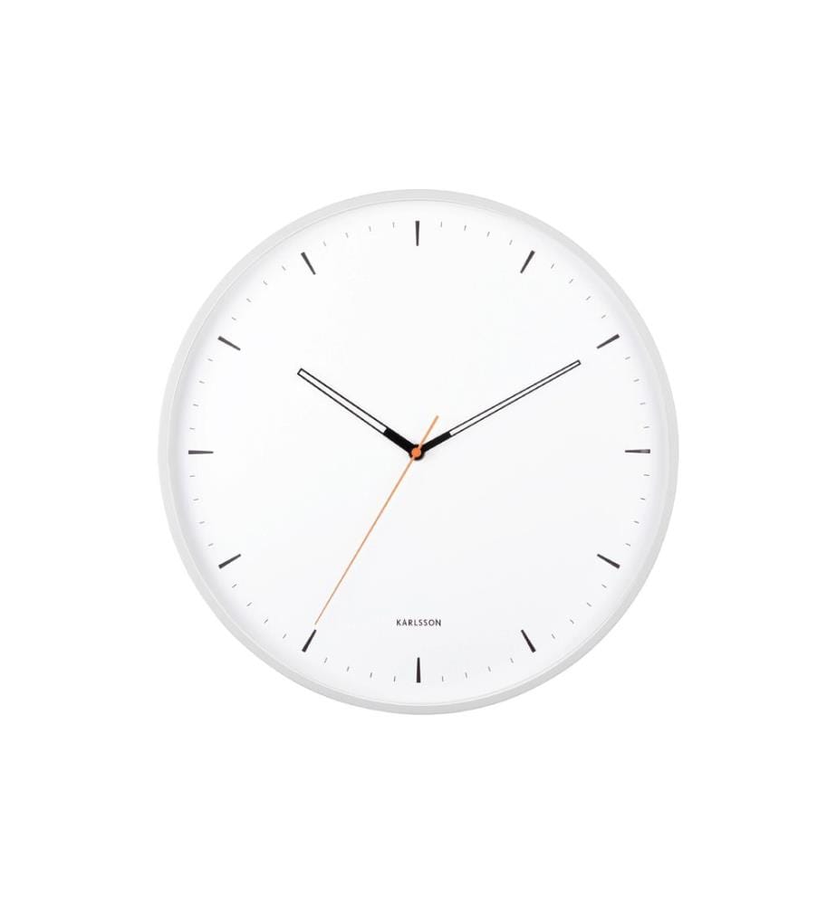 KARLSSON - Horloge murale Calm 40 cm, Blanc mat
