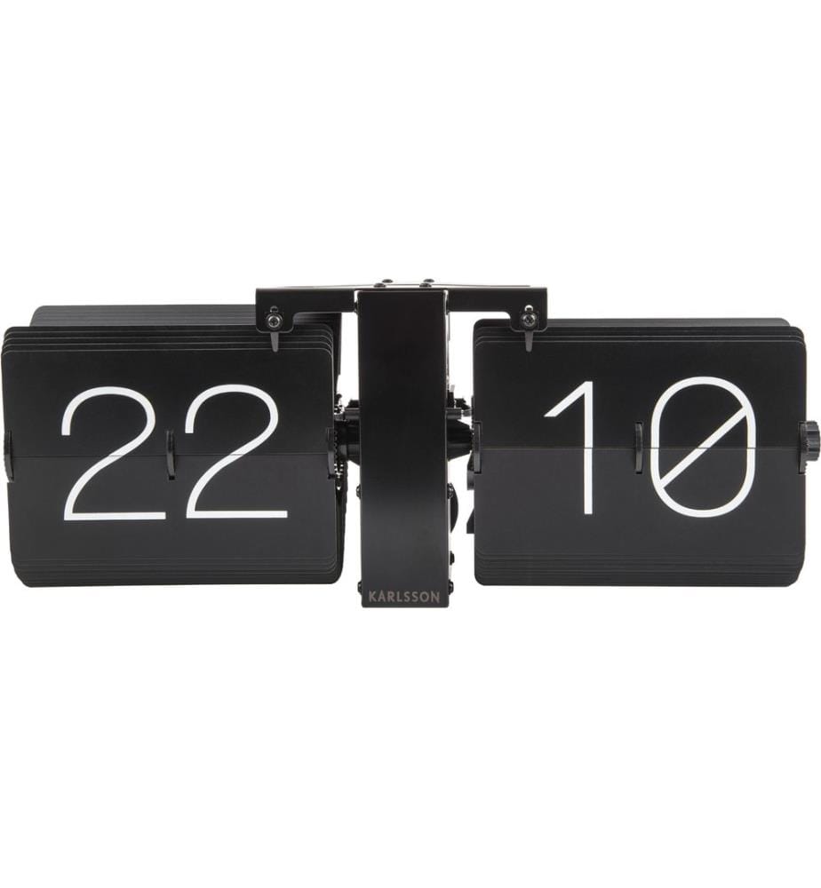 KARLSSON - Horloge murale No Case Noir