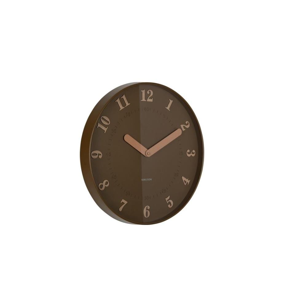 KARLSSON - Horloge murale Amena 40 cm, Mocha Brown