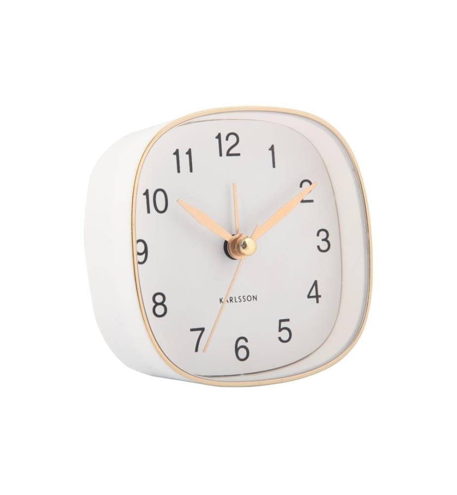 KARLSSON - Réveil classique Travel Square White