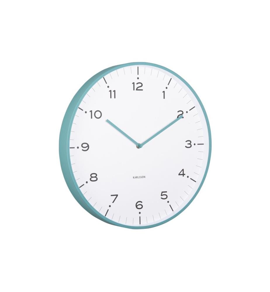 KARLSSON - Horloge murale Circus Rings Turquoise blue