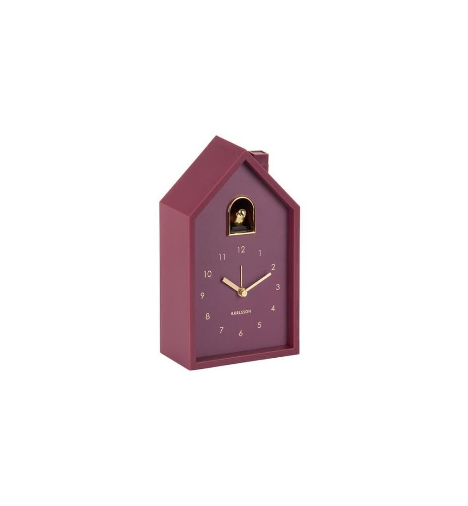 KARLSSON - Réveil Modern Cuckoo Oro Dark Mauve