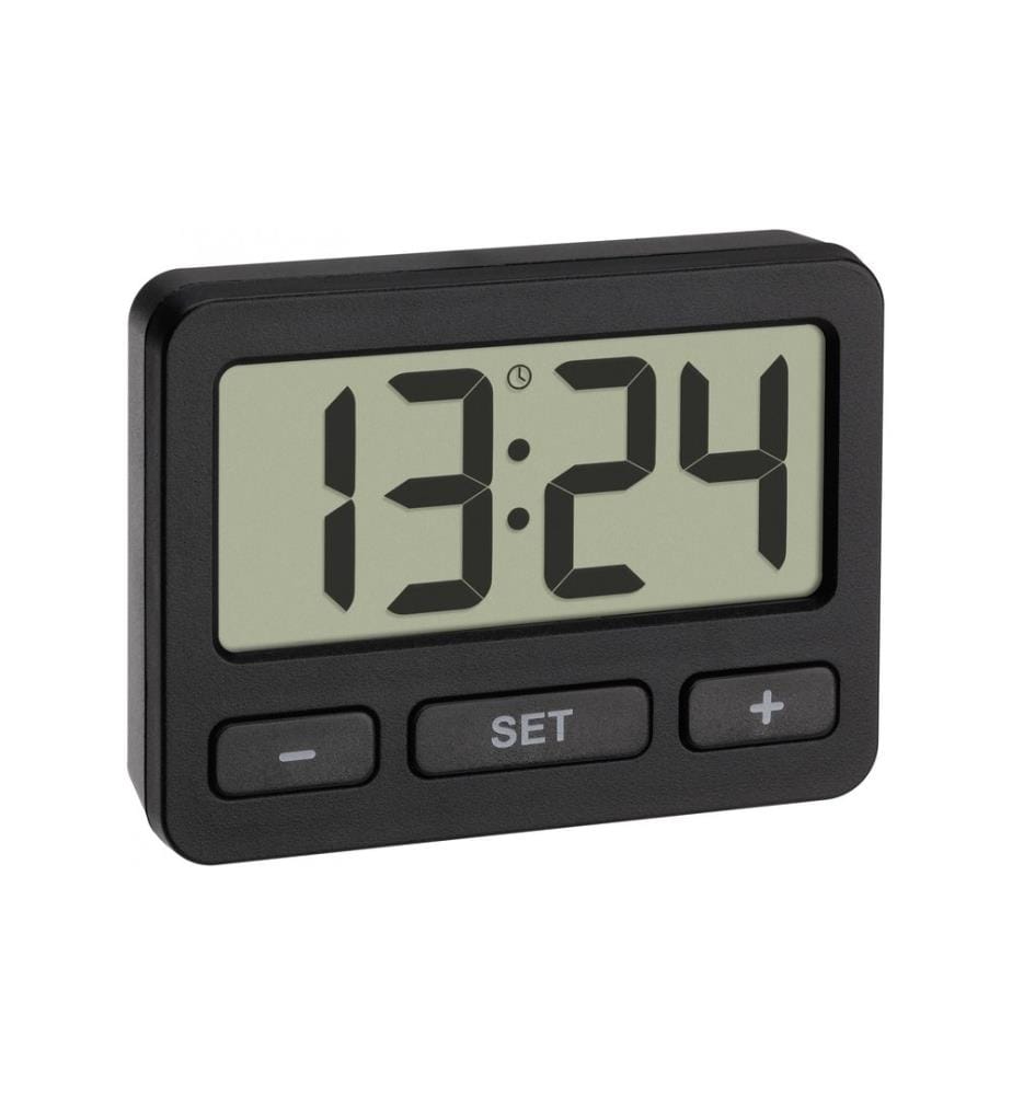 TFA DOSTMANN - Horloge de bureau Noir