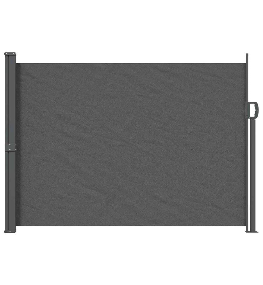 vidaXL Store latéral rétractable 100% polyester fer acier