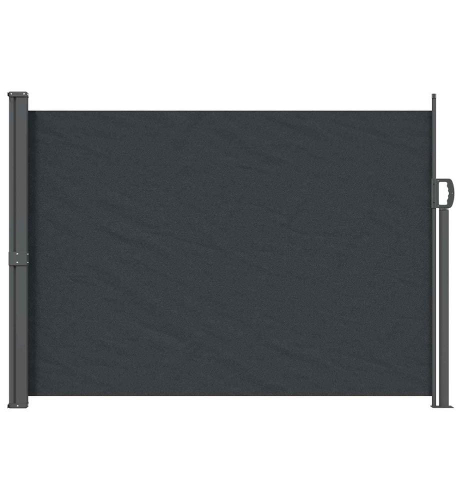 vidaXL Store latéral rétractable 100% polyester fer acier
