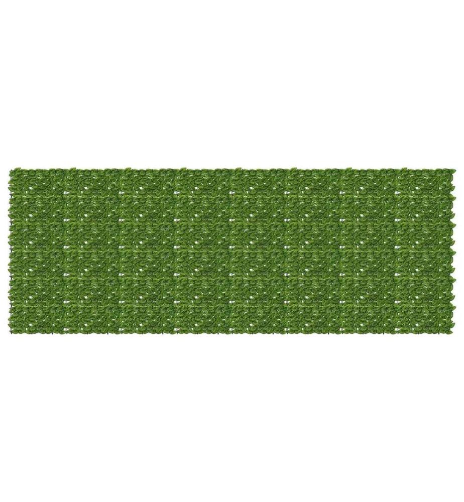 vidaXL Écran de balcon avec feuilles Vert et jaune 400 x 150 cm