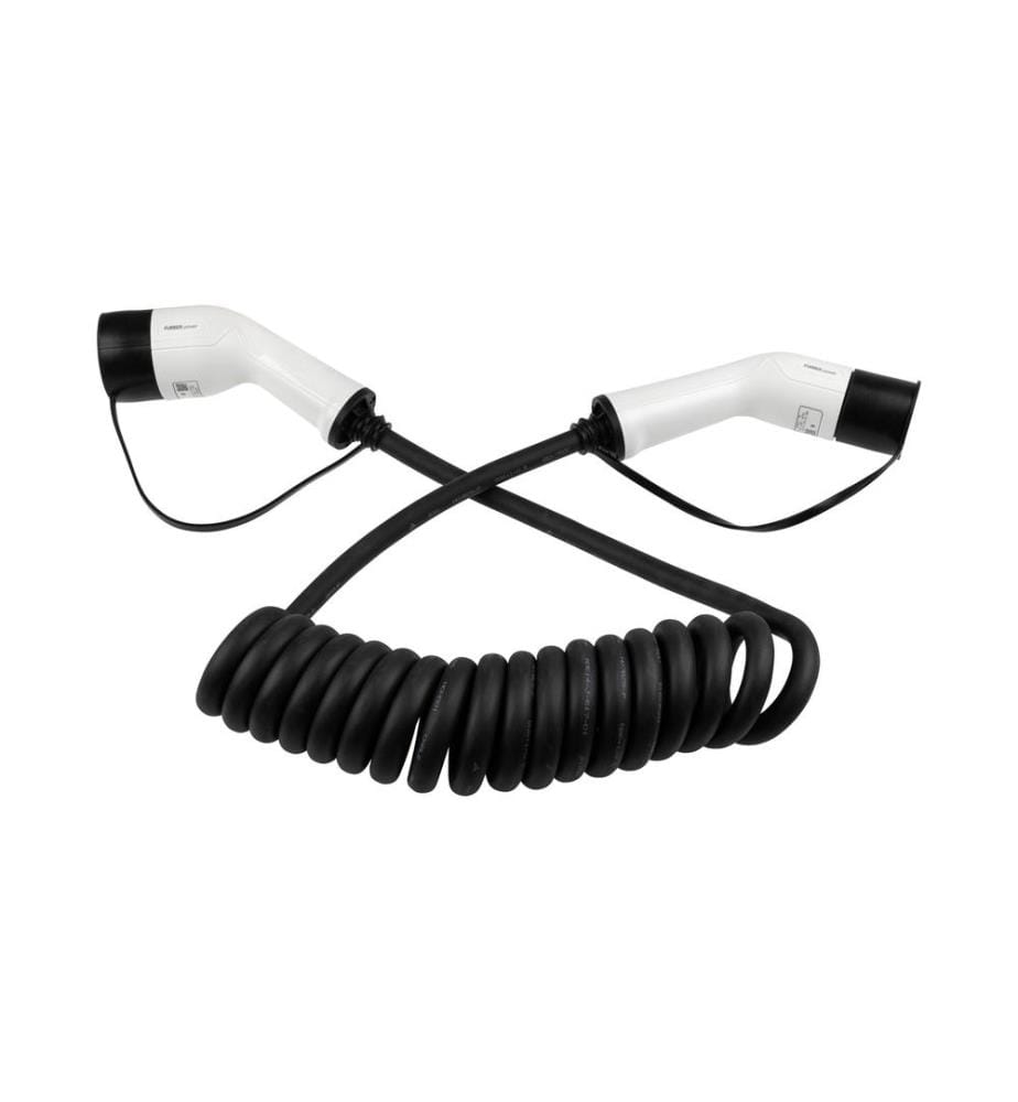 FURBER.POWER - Câble de chargement THOR Type 2 22kW 5 m Spirale