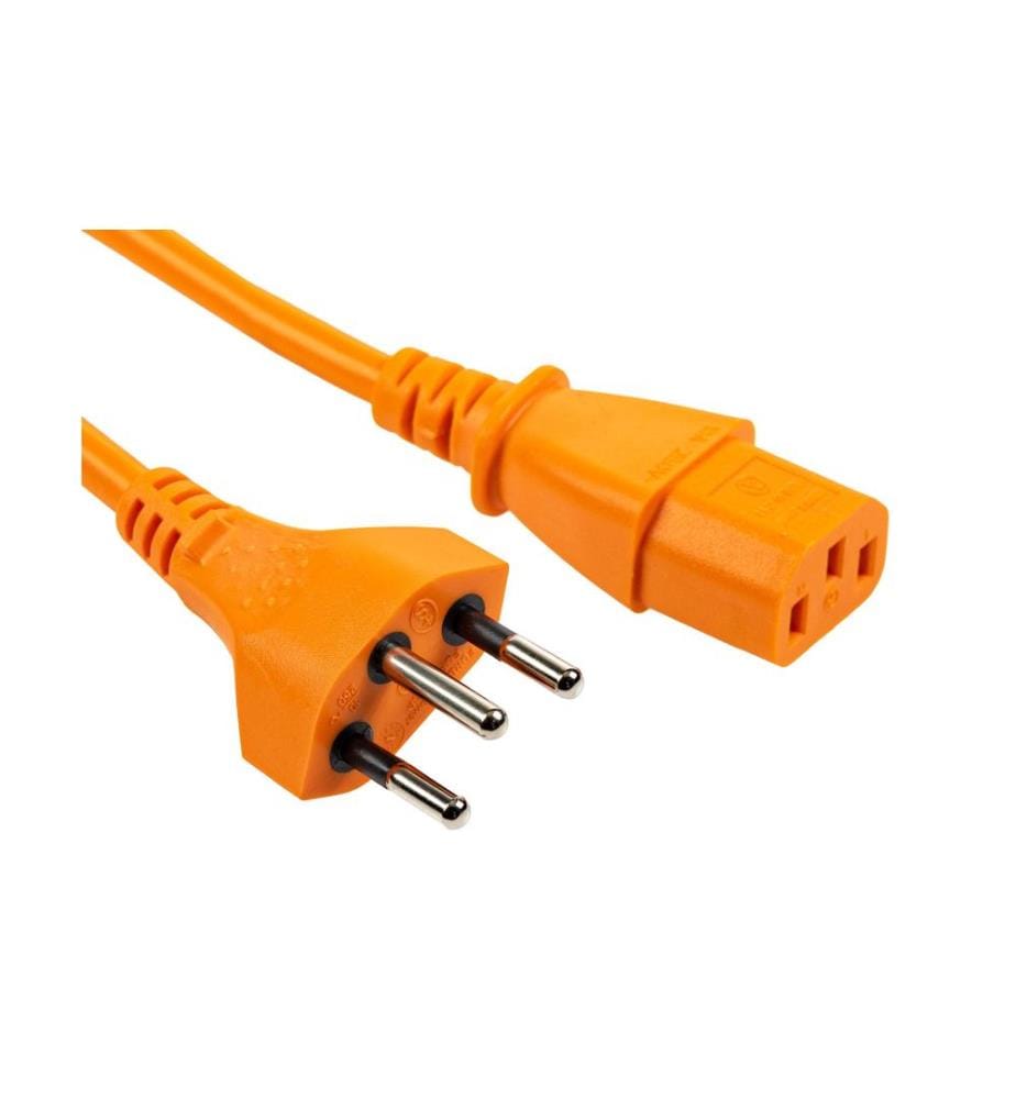FURBER.POWER - Câbles dalimentation C13-T12 1.0 m Orange