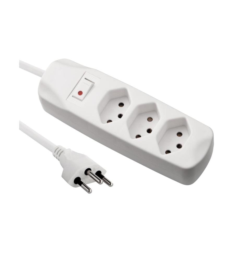 FURBER.POWER - Bloc multiprises 3x T13 avec interrupteur, blanc