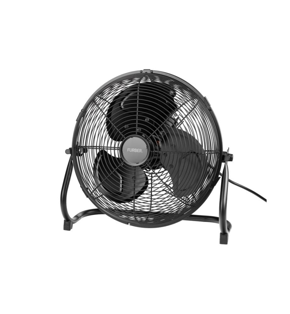 FURBER - Ventilateur au sol Vayu-Industry 12 noir mat