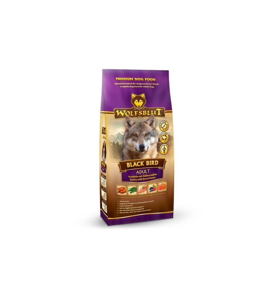 WOLFSBLUT - Alimentation sèche Dog Black Bird Adult, 2 kg