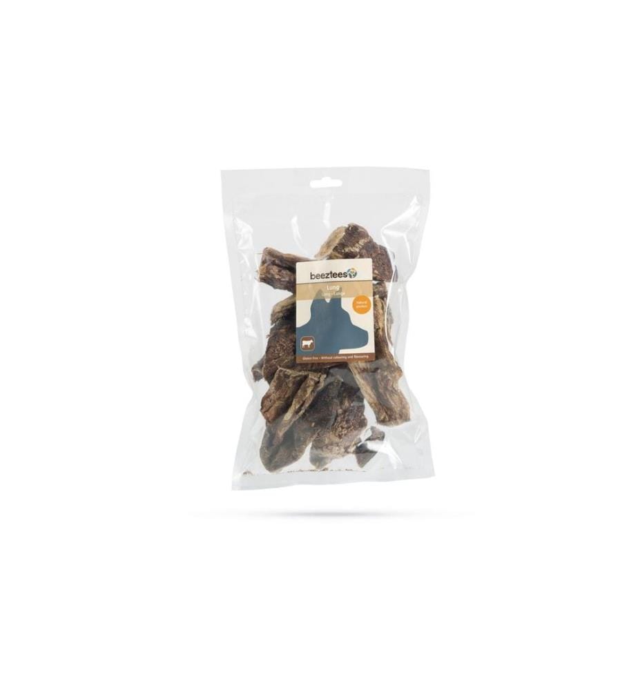 BEEZTEES - Produit à mâcher Poumon de bovin, 150 g