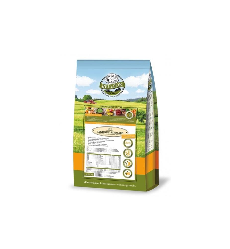 BELLFOR - Alimentation sèche Goûter campagnard Insectes, 7.5 kg