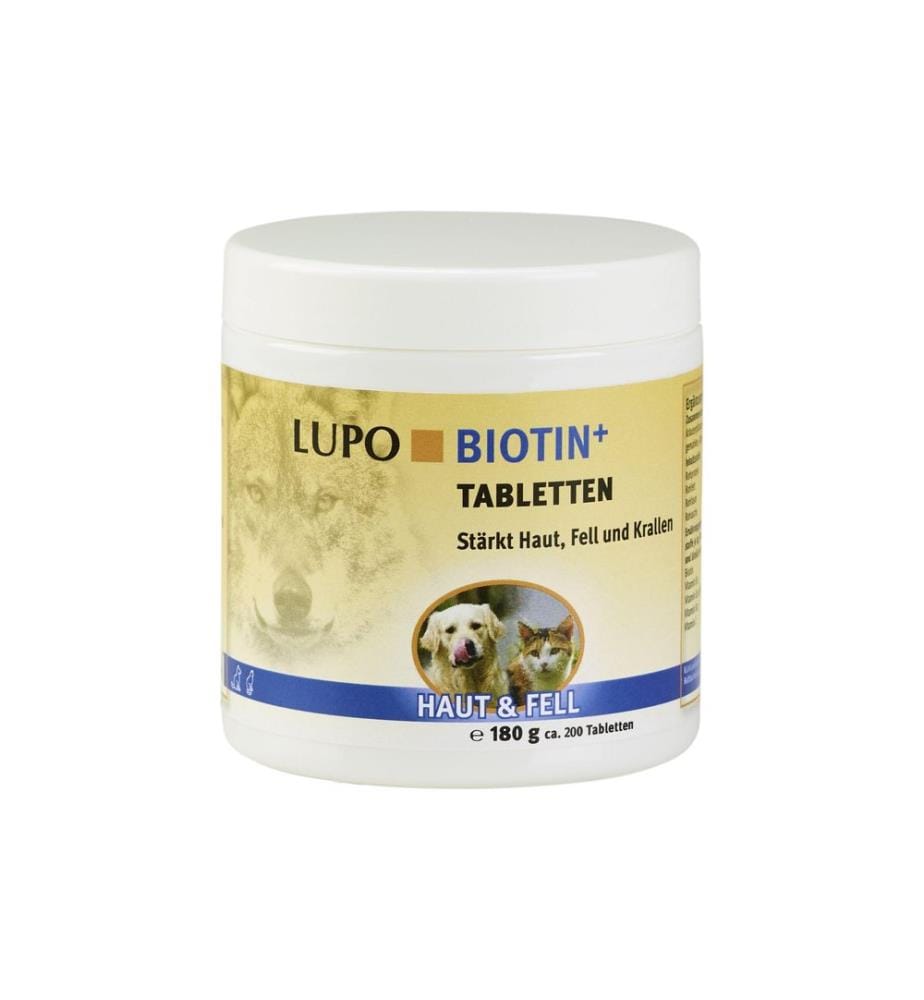 Luposan - Supplément alimentaire pour chiens Biotine en comprimés, 180 g