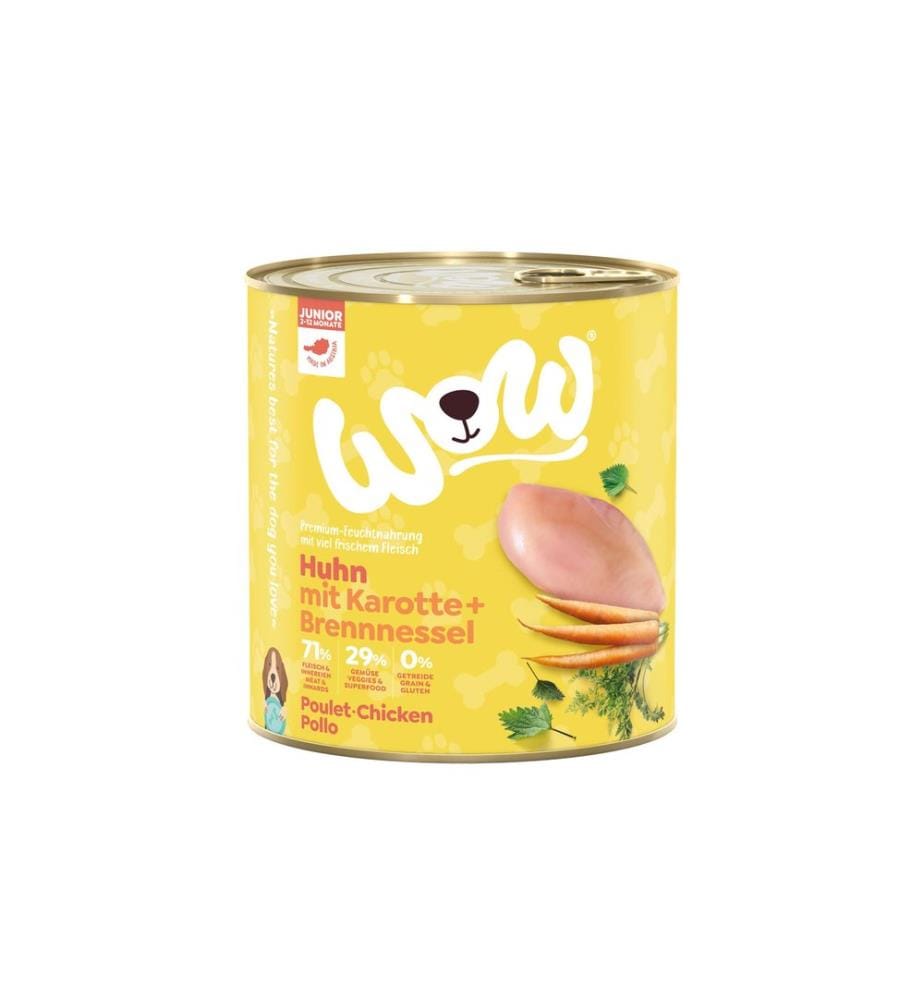 WOW - Alimentation humide Poulet Junior, 800 g