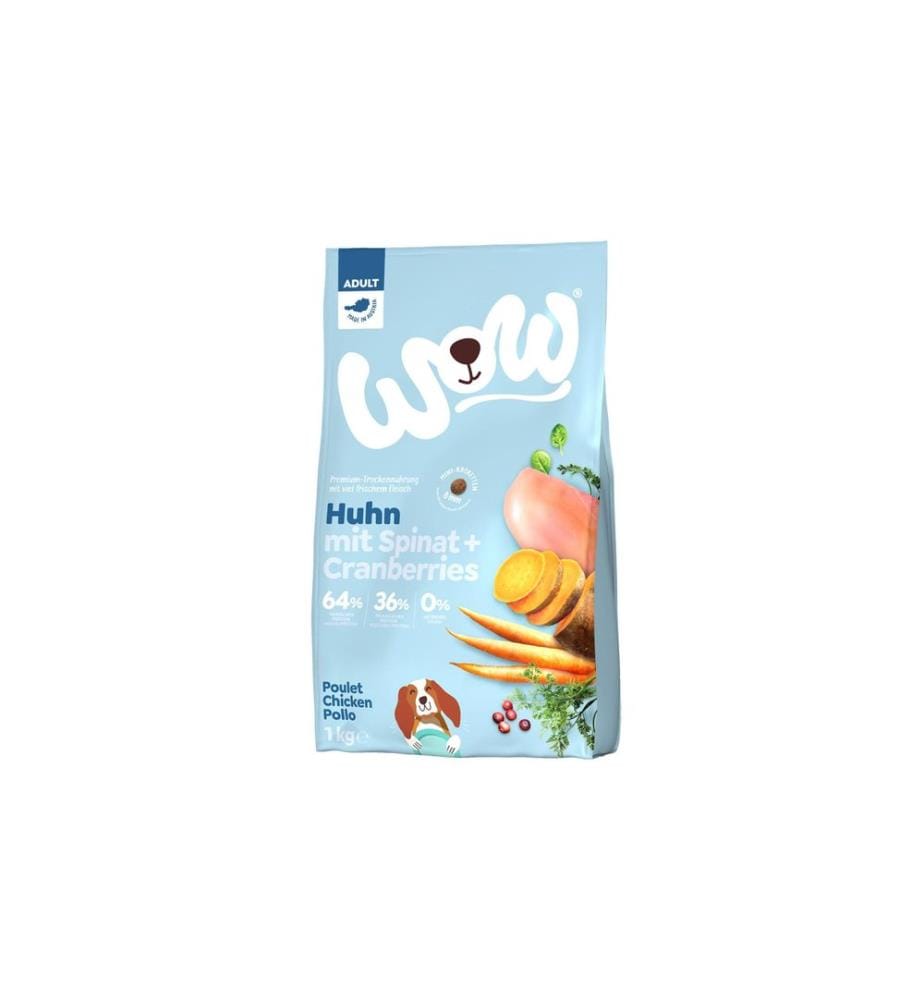 WOW - Alimentation sèche Minis Adult au poulet, 1 kg