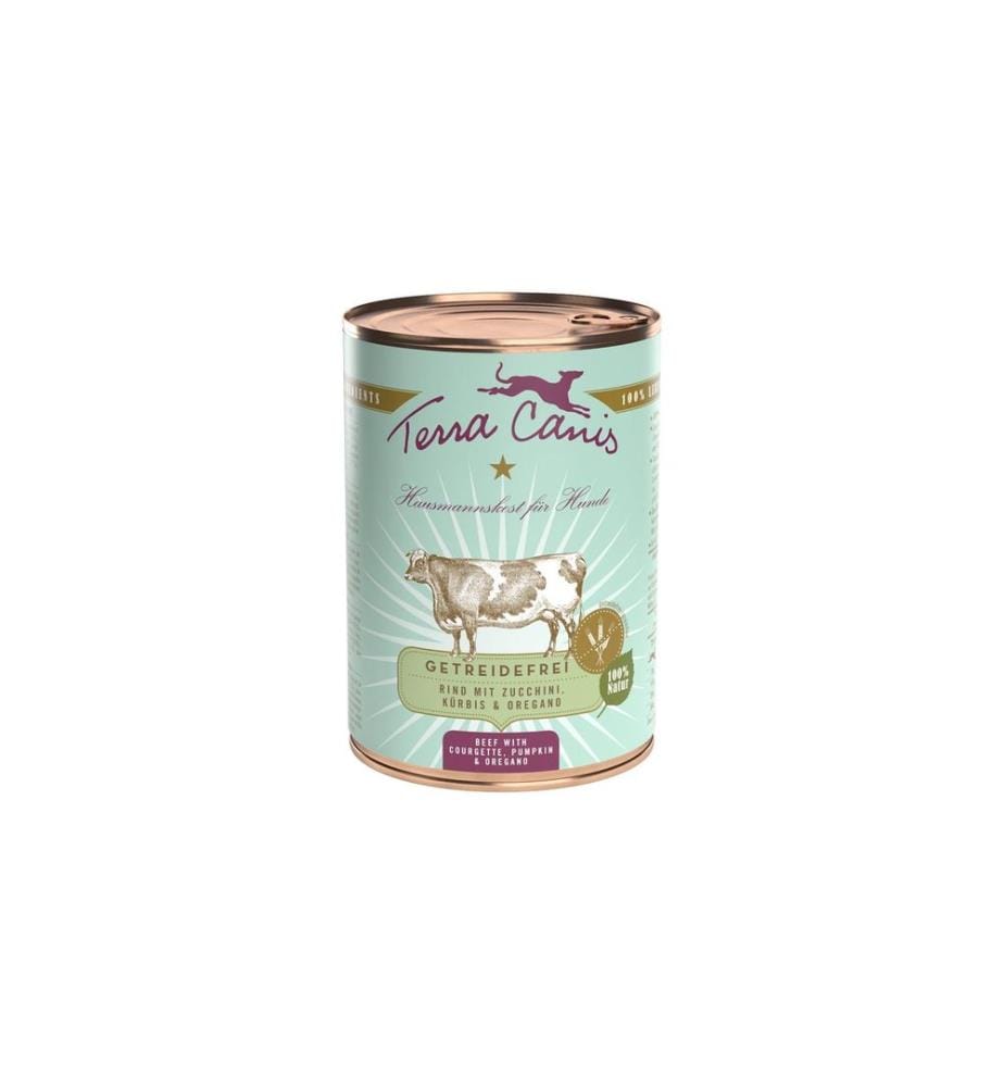 Terra Canis - Alimentation humide Buf sans céréales, 400 g