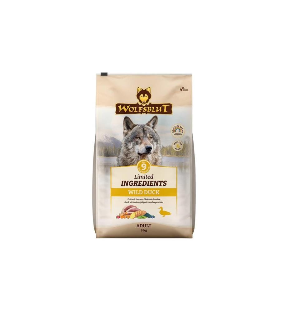 WOLFSBLUT - Alimentation sèche Adult Wild Duck 9 kg