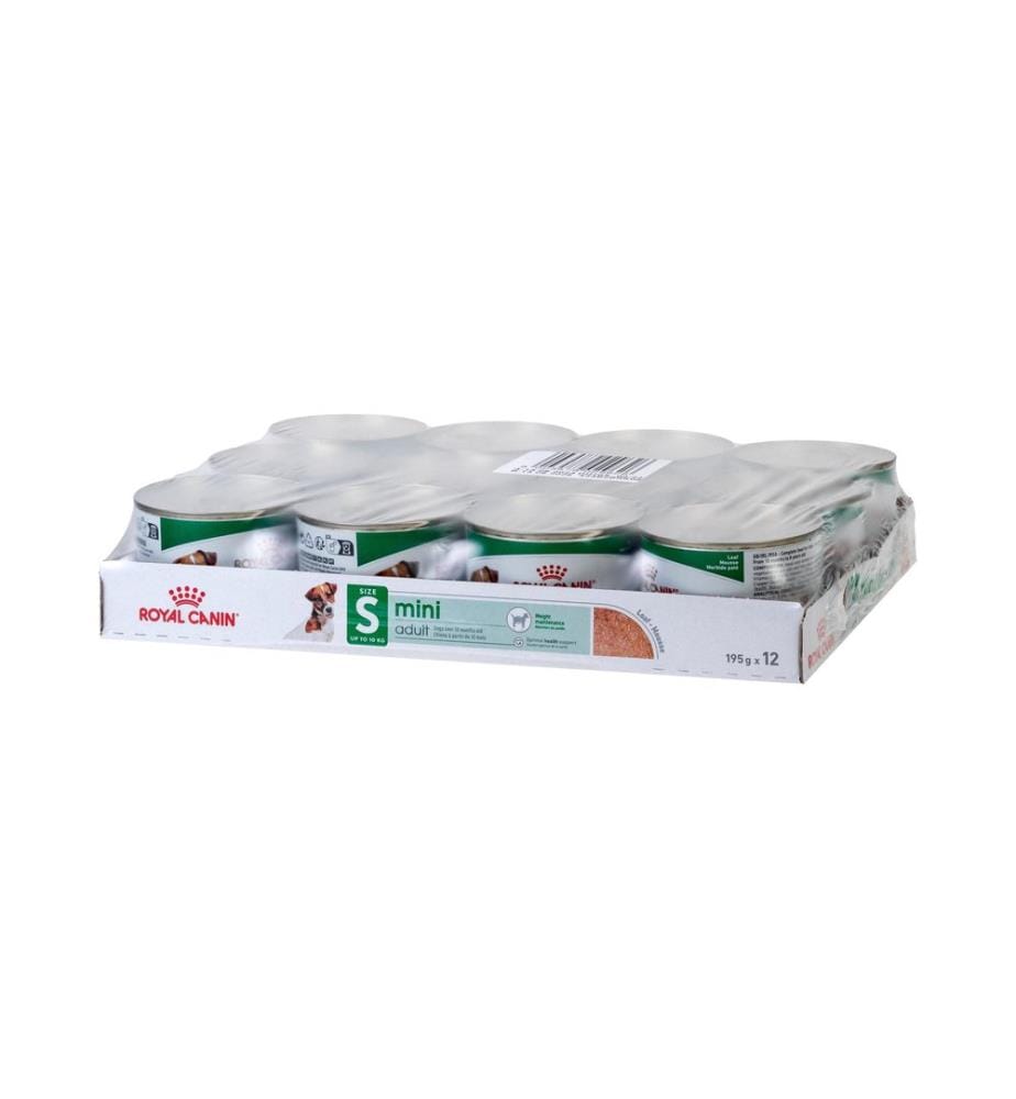 ROYAL CANIN - Alimentation humide Mini Adult Mousse, 12 x 195 g