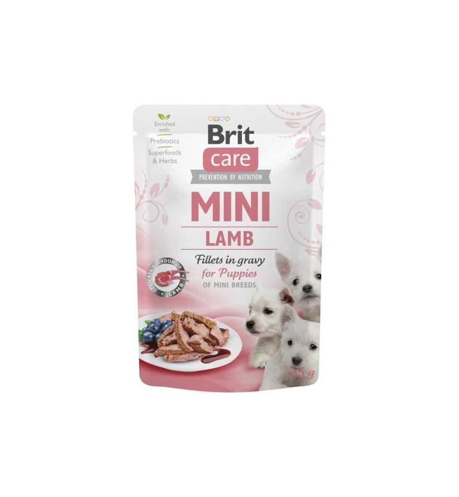 Brit - Alimentation humide Care Puppy Mini agneau 24 x 85 g
