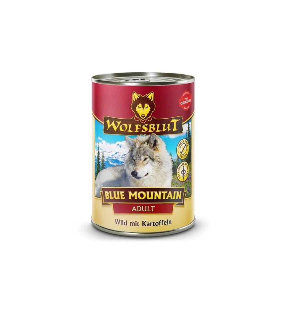 WOLFSBLUT - Alimentation humide Dog Blue Mountain, 395 g