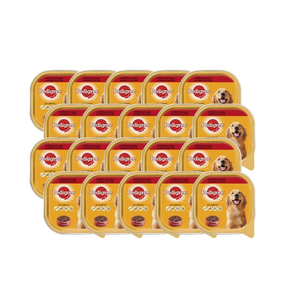 PEDIGREE - Alimentation humide Adult avec viande de boeuf, 20 x 300 g