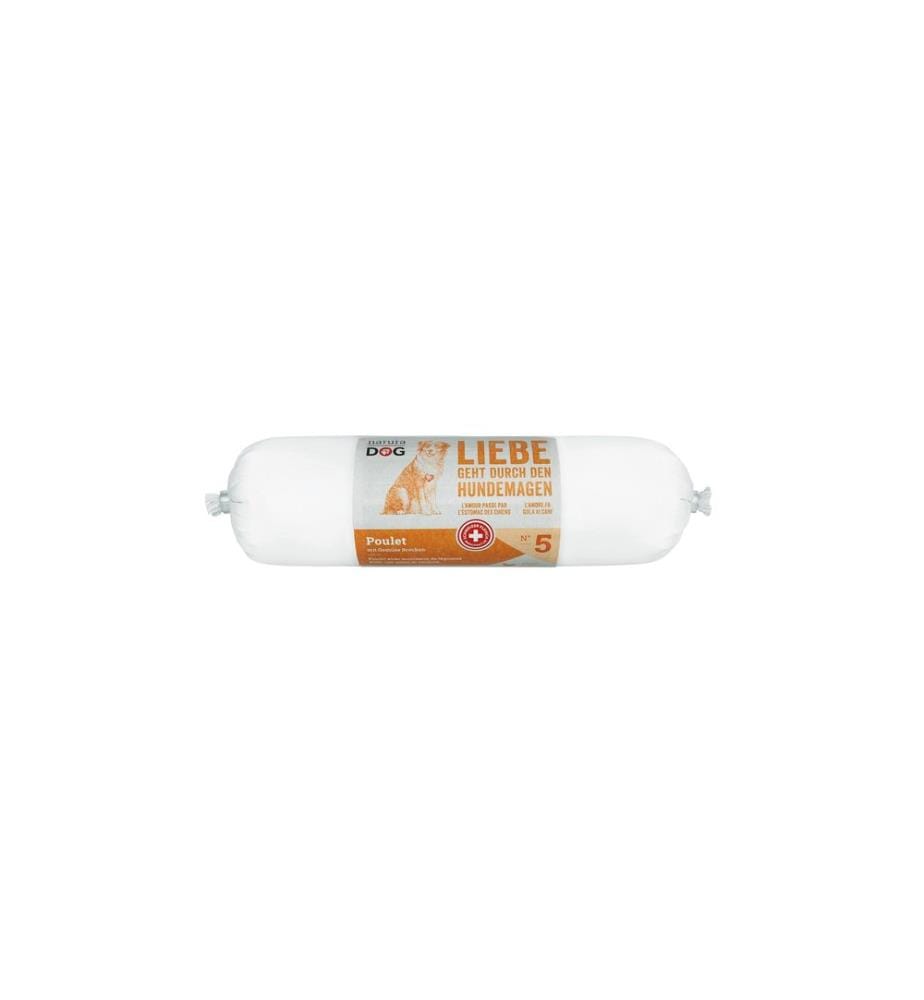 NATURADOG - Alimentation humide Poulet avec morceaux de légumes, 400 g