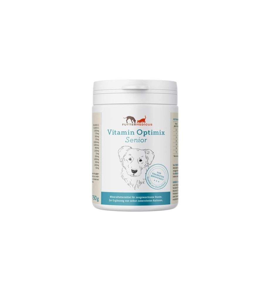 Futtermedicus Complément alimentaire pour chien Senior Vitamin Optimix, 750 g