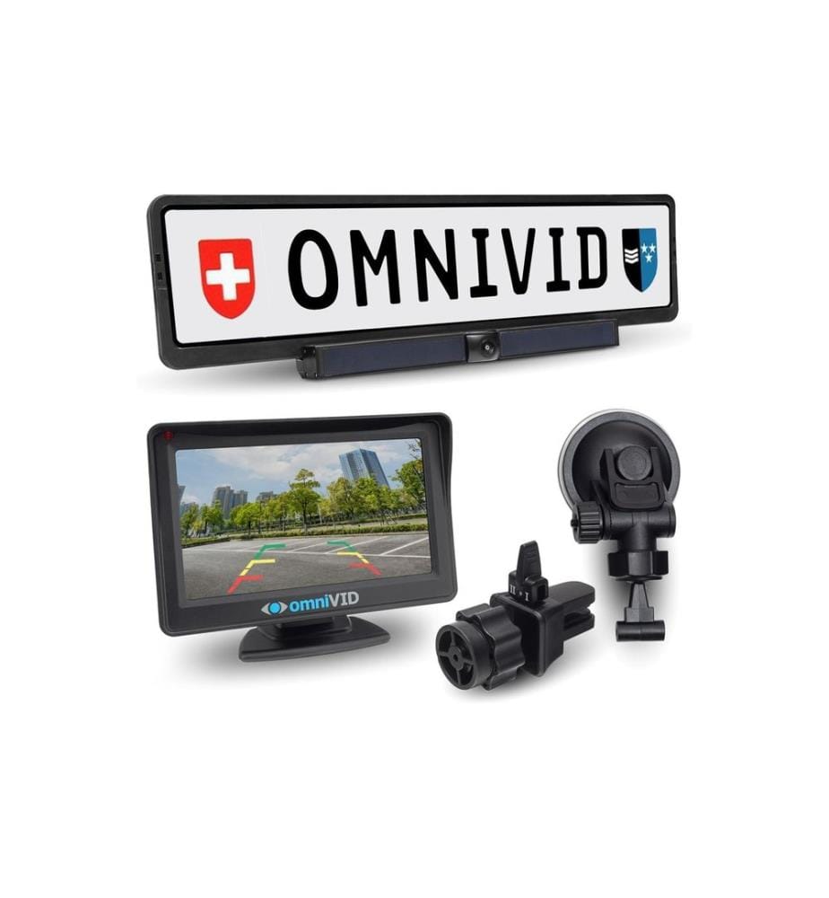 omniVID - Systèmes de caméra de recul Solar4 Premium, 4.3 pouces