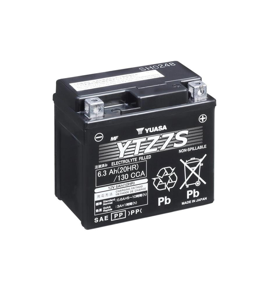 YUASA - Batterie de moto AGM 12V/6.3Ah/130A