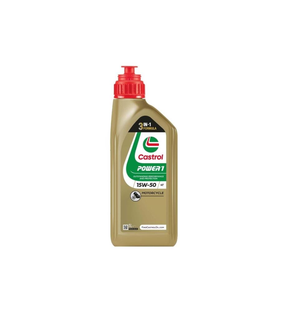 Castrol Huile moteur Power 1 4T 15W-50, 1 l