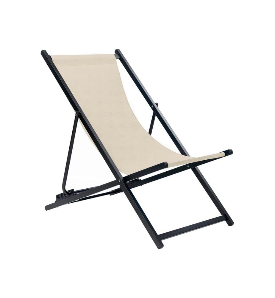 Chilienne pliante LOCRI II Métal Beige