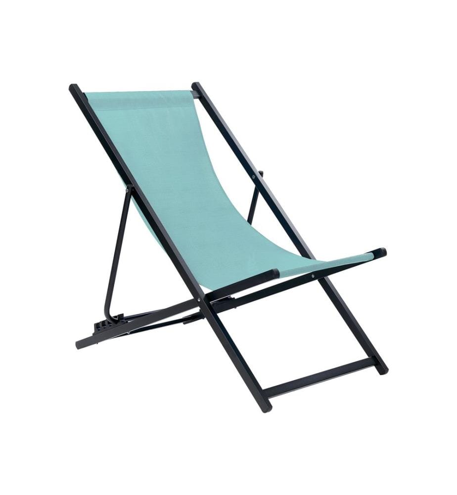 Chilienne pliante LOCRI II Métal Turquoise
